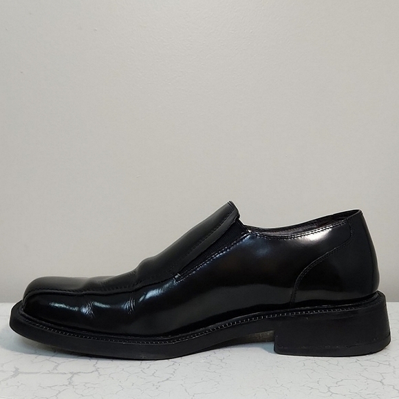 Aldo Men's Black Leather Loafer, Size 41 ~ VGUC - Picture 4 of 14